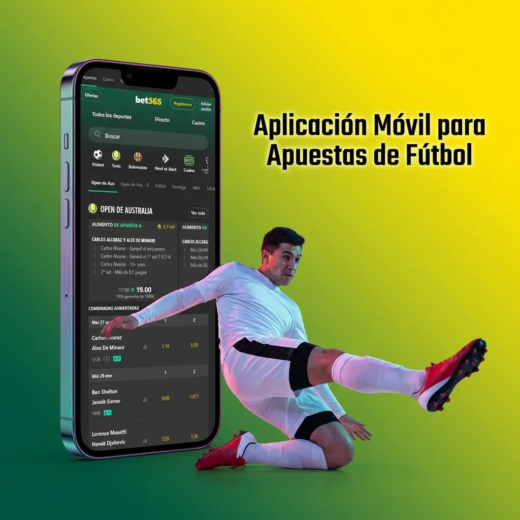 Bet365 mobile app interface showing live football matches, betting odds, and account balance on smartphone screen