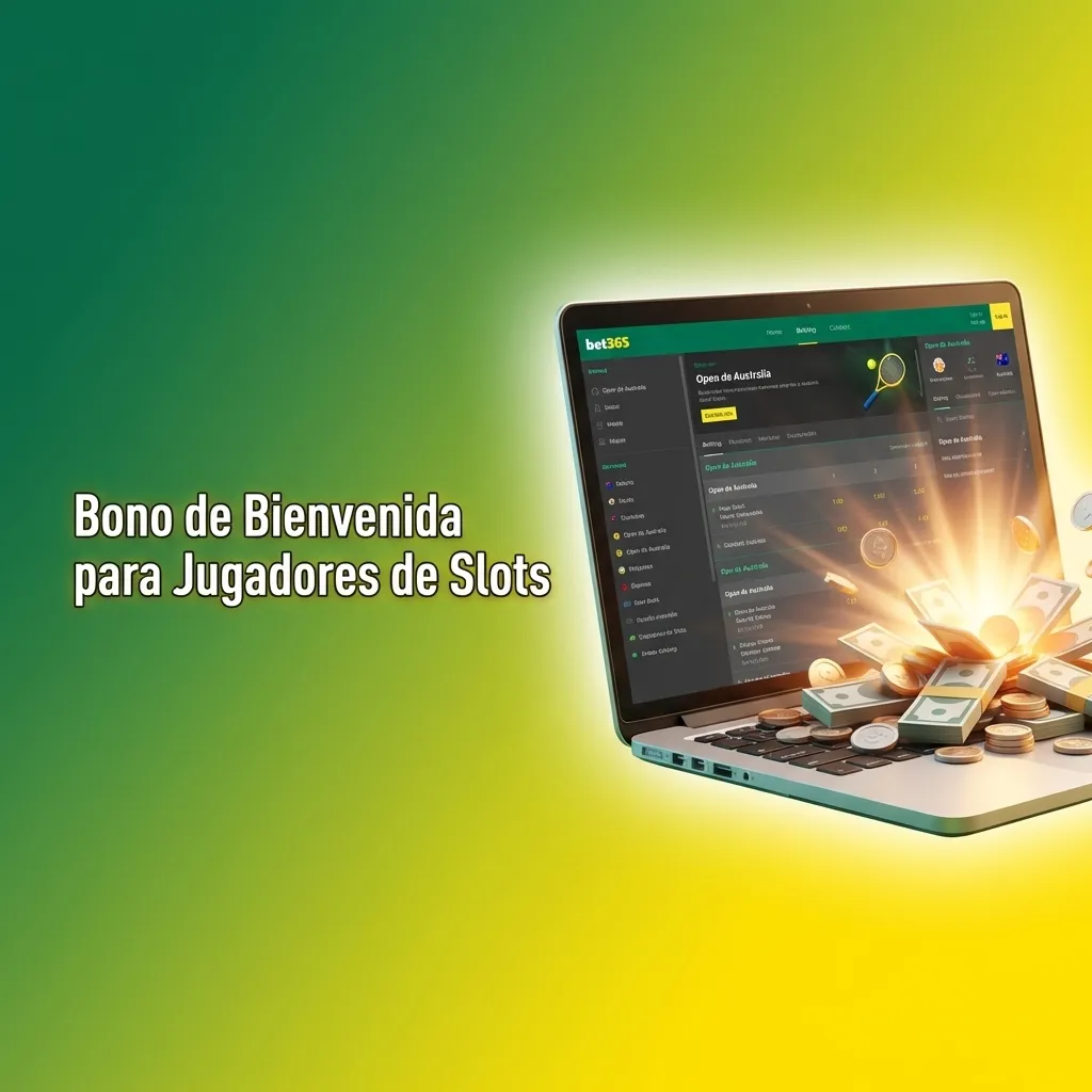 Bet365 welcome bonus offer for slot players showing registration, deposit requirements, and promotional credits available