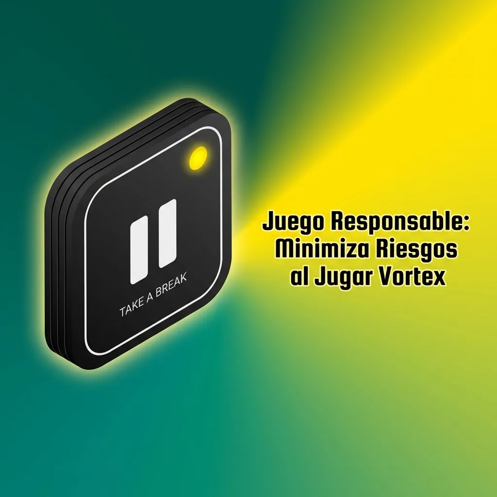 Player setting limits on Vortex gambling game interface to promote responsible gaming and minimize risks