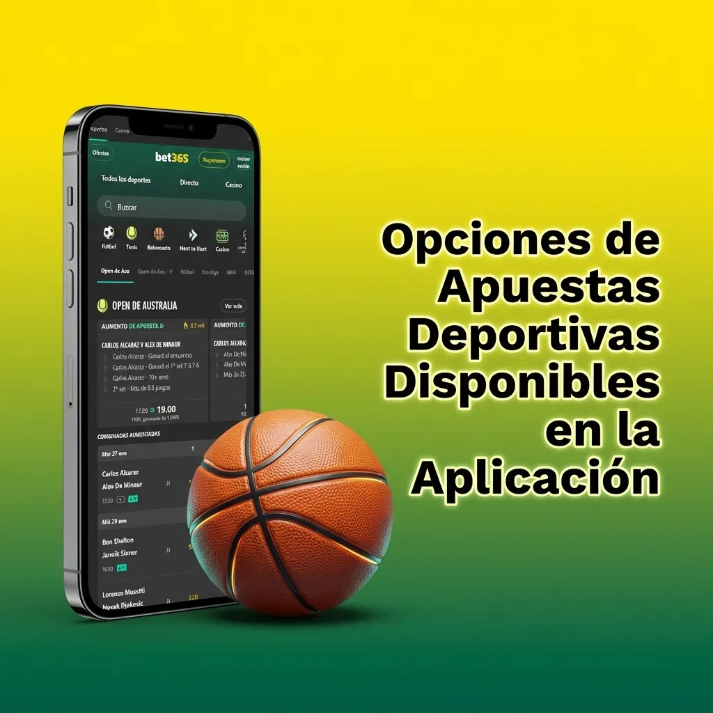 Bet365 app displaying sports betting options including football, tennis, basketball, and esports with competitive odds